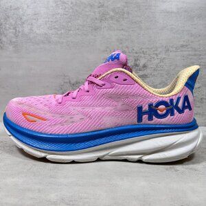 Hoka One One Clifton 9 Running Shoes - Women's Size 9 - Pink